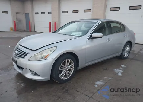 2010 Infiniti G37X z USA, uszkodzony, nr VIN JN1CV6AR0AM250043